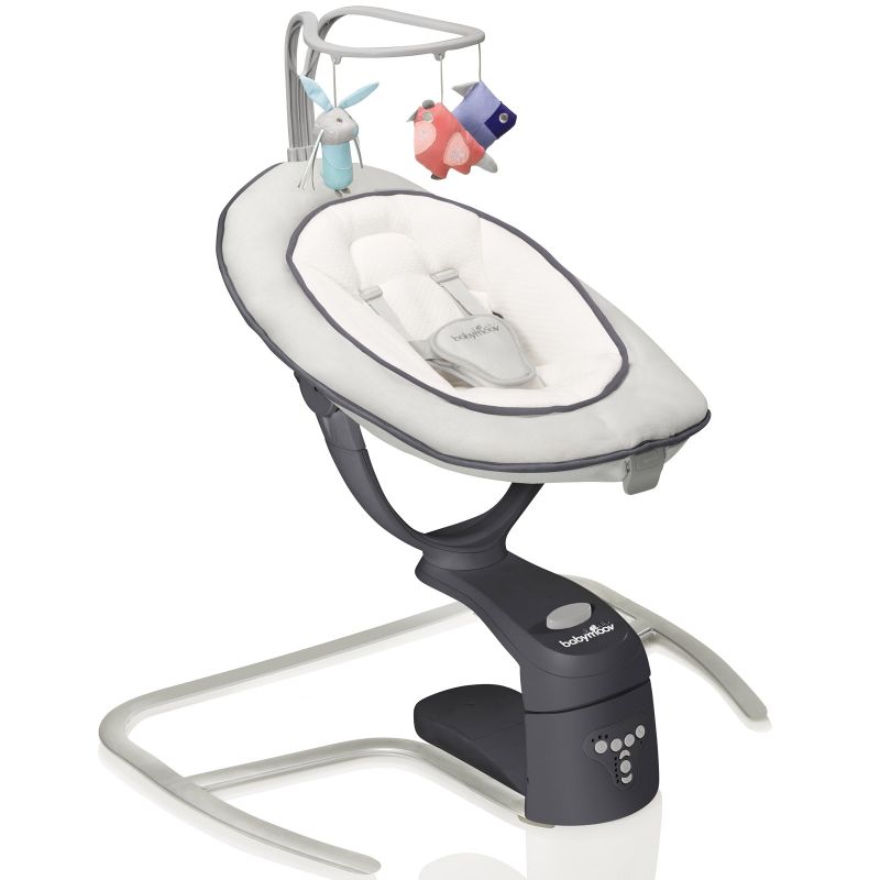 Balancelle Swoon motion gris et blanc Babymoov