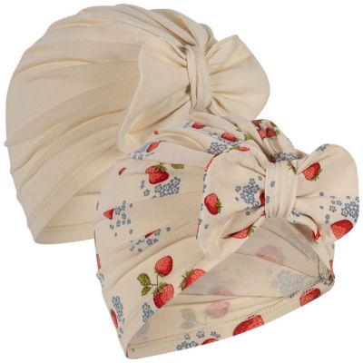 Lot de 2 turbans Bambi Bunnet (0-3 mois)  par Konges Slojd