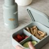 Lunch box 3 compartiments en silicone Dino vert Kidzroom Produit 4