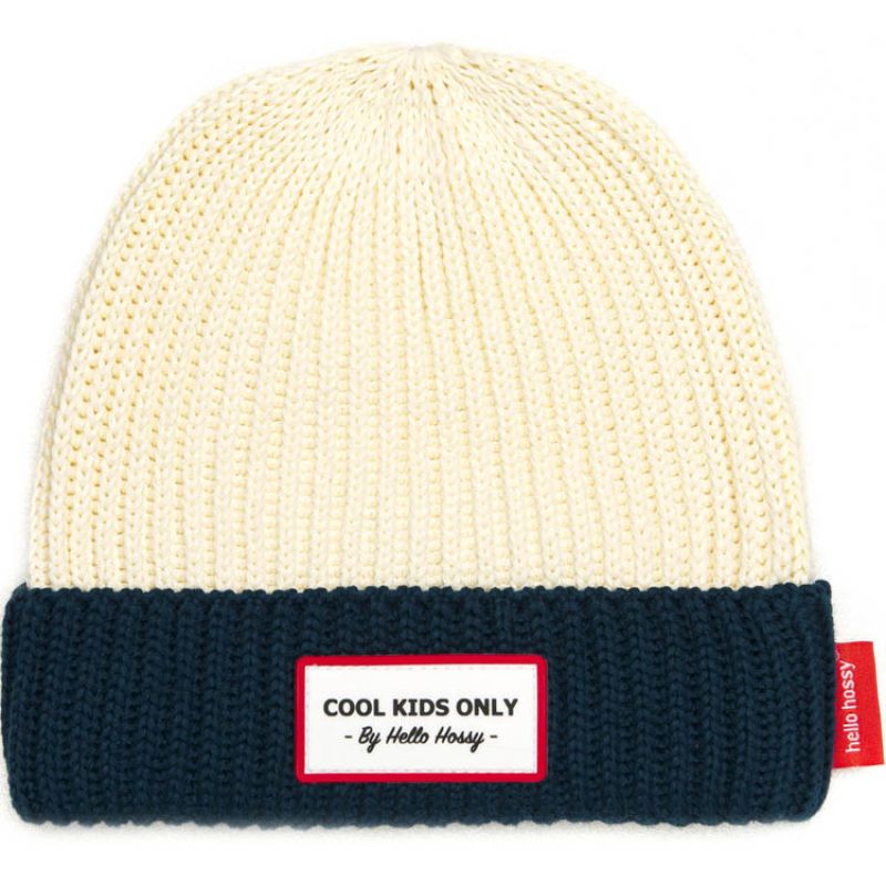 Bonnet Grandma Navy (9-18 mois) Hello Hossy