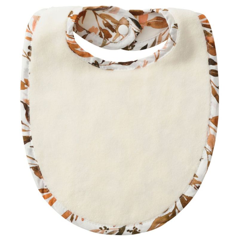 Grand bavoir réversible éponge Caramel forest BB & Co