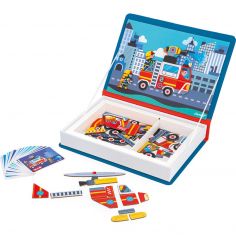 Jeu magnétique Magneti'book Pompiers - Janod 