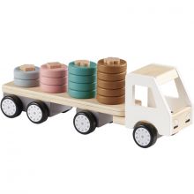 Camion avec anneaux en bois Aiden  par Kid's Concept
