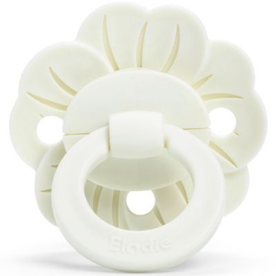 Sucette physiologique Binky Bloom Vanilla White  par Elodie