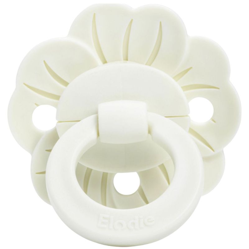 Sucette symétrique en silicone Binky Bloom Vanilla White (3 mois et +) Elodie Details Produit 1
