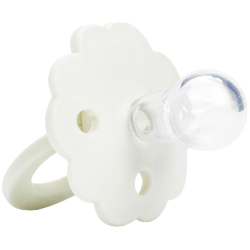 Sucette symétrique en silicone Binky Bloom Vanilla White (3 mois et +) Elodie Details Produit 3