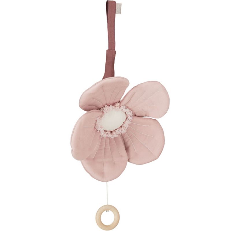 Mobile musical fleur Windflower rose Cam Cam Copenhagen