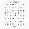 Affiche En t’attendant Originale claire Maman et Papa (40x50 cm) Les Petites Dates Produit 5