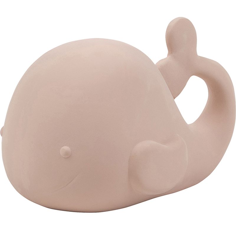 Jouet de bain baleine en caoutchouc rose Nattou