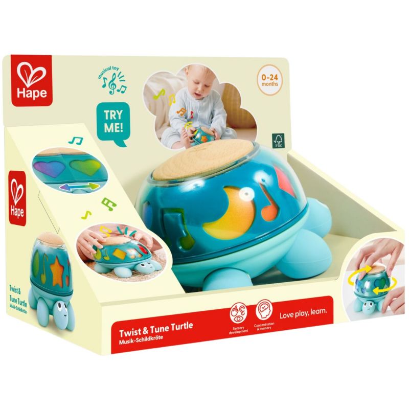 Tortue musicale rotative Hape Packaging 9