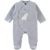 Pyjama chaud gris Eléphant Anna & Milo (1 mois)  par Noukie's