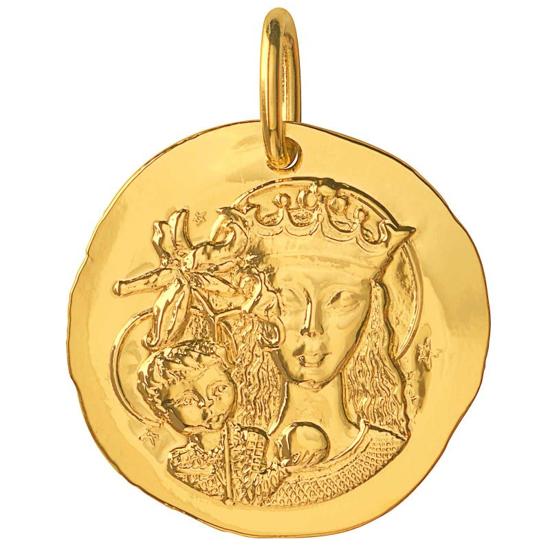Médaille Vierge au Lys (or jaune 750°)  Monnaie de Paris