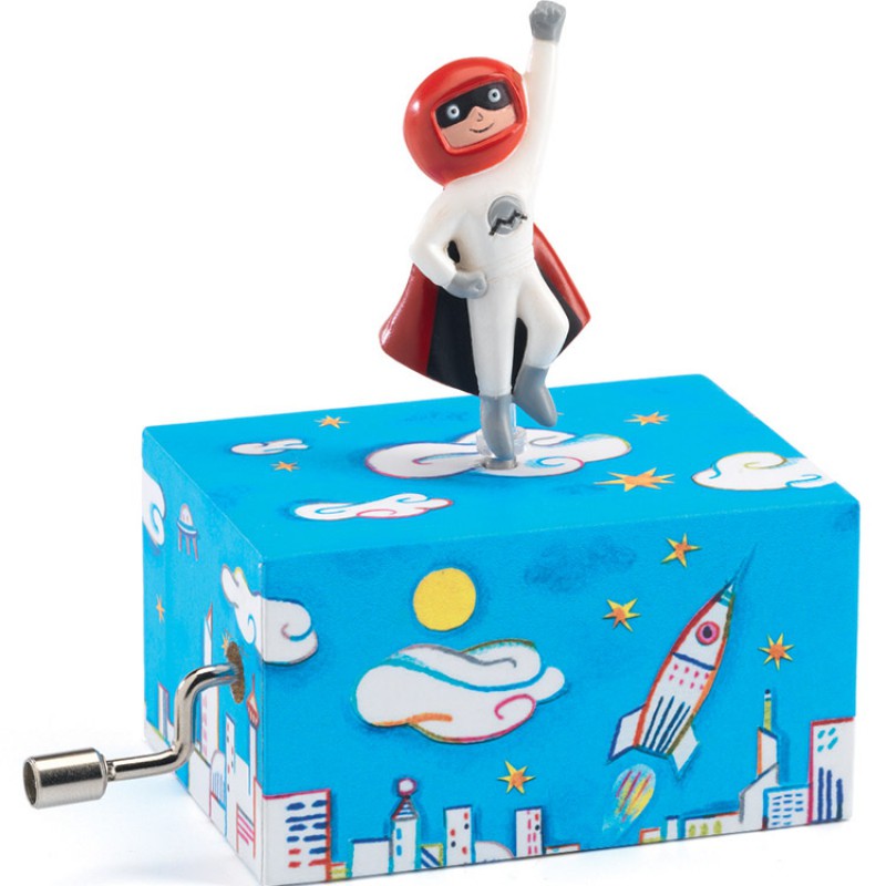 Cube manivelle Super cosmos en ville Djeco