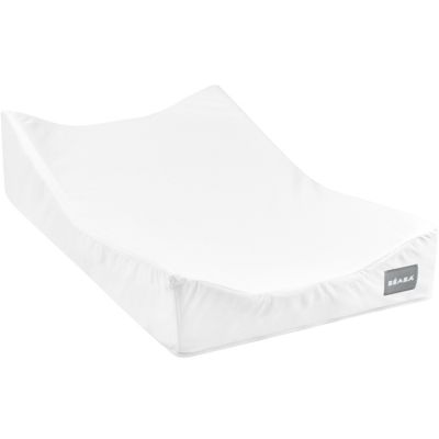 Matelas à langer incliné Sofalange avec housse blanche Béaba