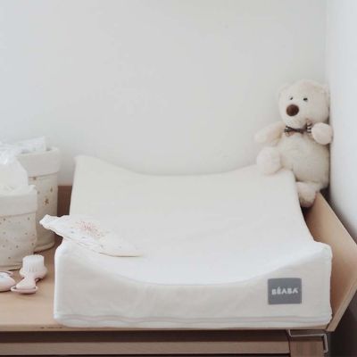 Matelas à langer incliné Sofalange avec housse blanche (Béaba) - Image 3