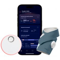 Owlet Dream Sock bleu sommeil (0-18 mois) - Owlet