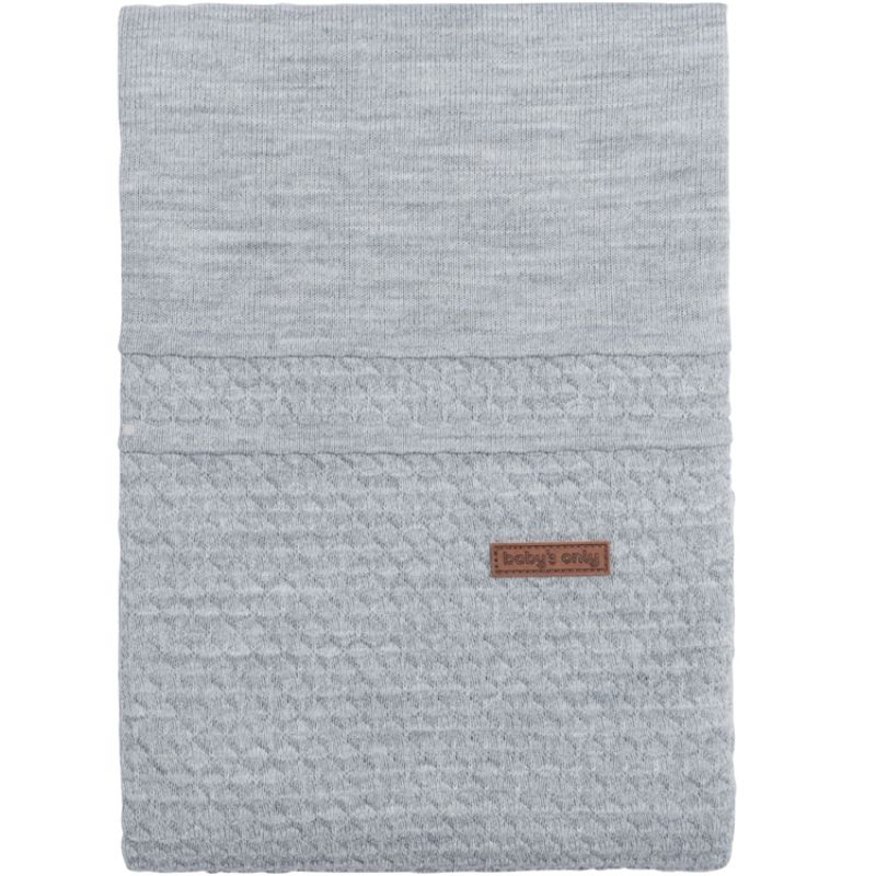 Housse de couette + taie d'oreiller grise Cloud (100 x 135 cm) Baby's Only