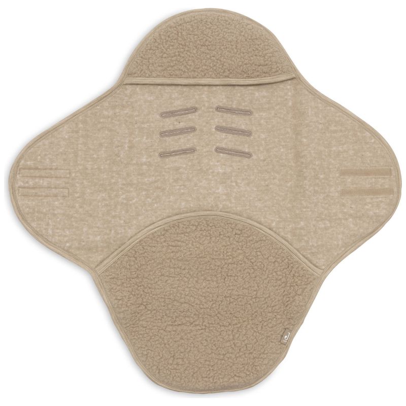 Couverture nomade Sherpa Merino Wool Natural Jollein Produit 4