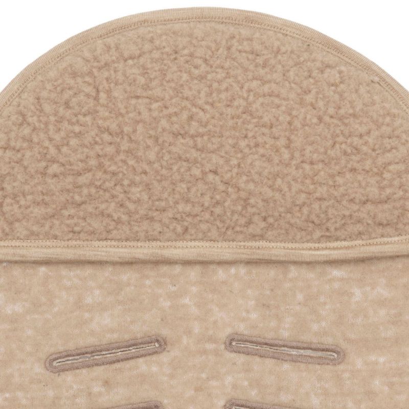 Couverture nomade Sherpa Merino Wool Natural Jollein Produit 6