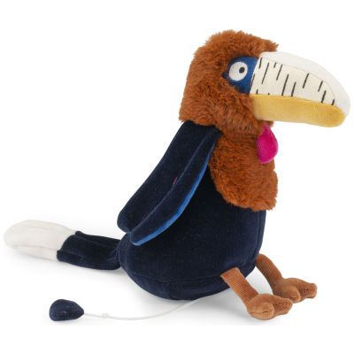 Peluche musicale Calao Litchi La forêt Mawa (20 cm)