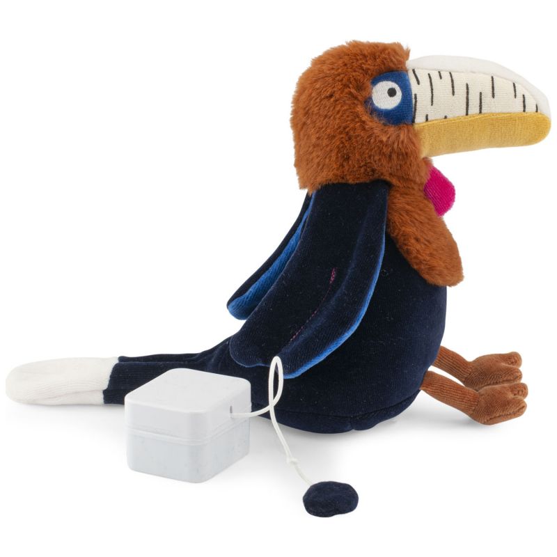 Peluche musicale Calao Litchi La forêt Mawa (20 cm) Moulin Roty Produit 3