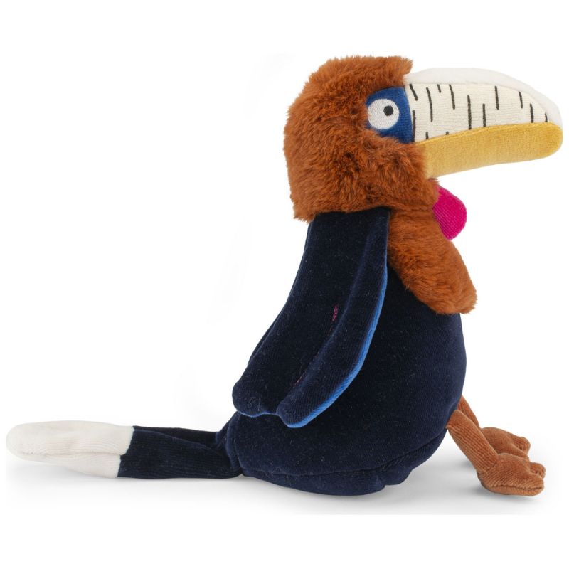 Peluche musicale Calao Litchi La forêt Mawa (20 cm) Moulin Roty Produit 4