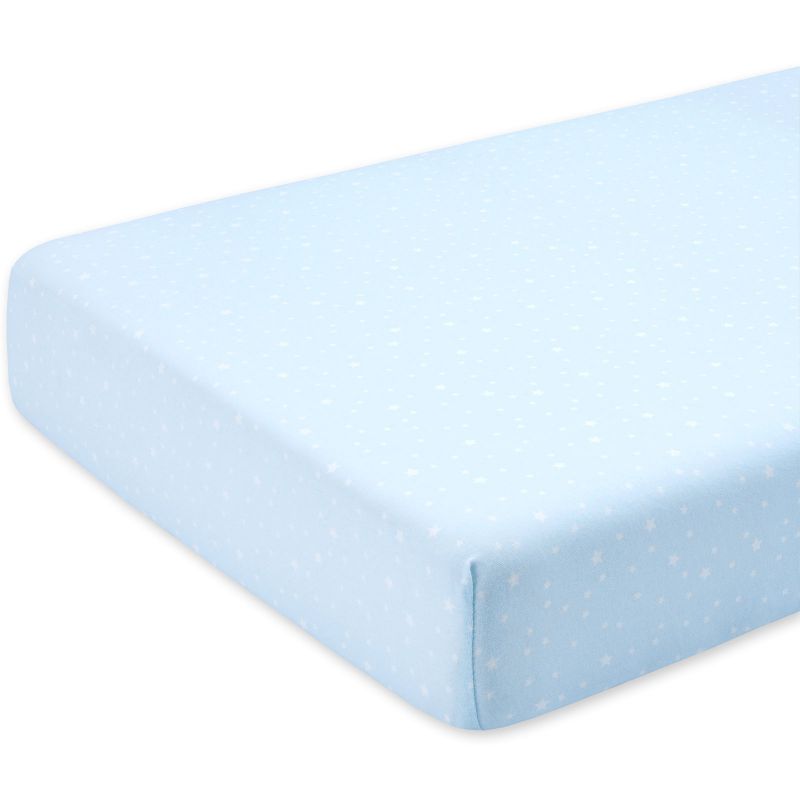 Drap housse de berceau bleu Stary frost (40 x 90 cm) Bemini