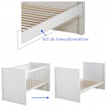 Kit transformation blanc pour lit 140 x 70 cm  par Domiva