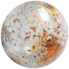 Ballon gonflable Pailleté or (51 cm) - Swim Essentials