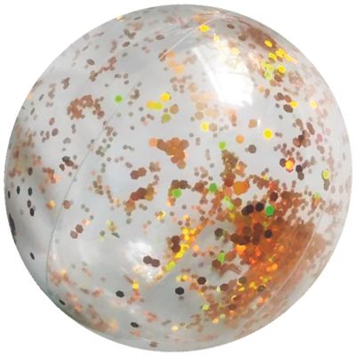 Ballon gonflable Pailleté or (51 cm)