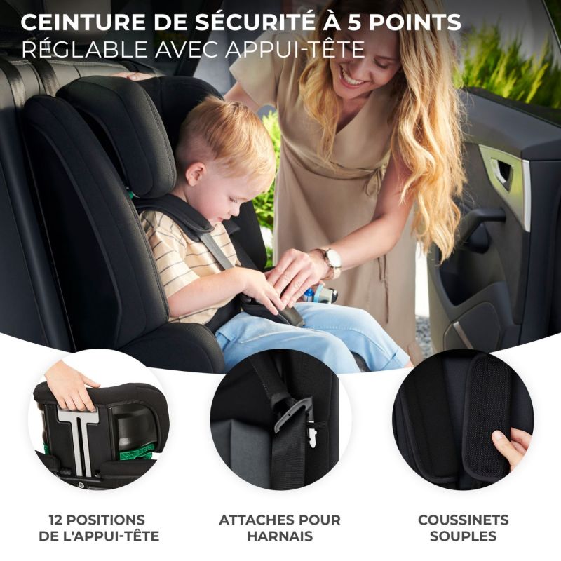 Siège auto Safety Fix 2 i-Size Black (groupe 1-2-3) Kinderkraft Produit 5