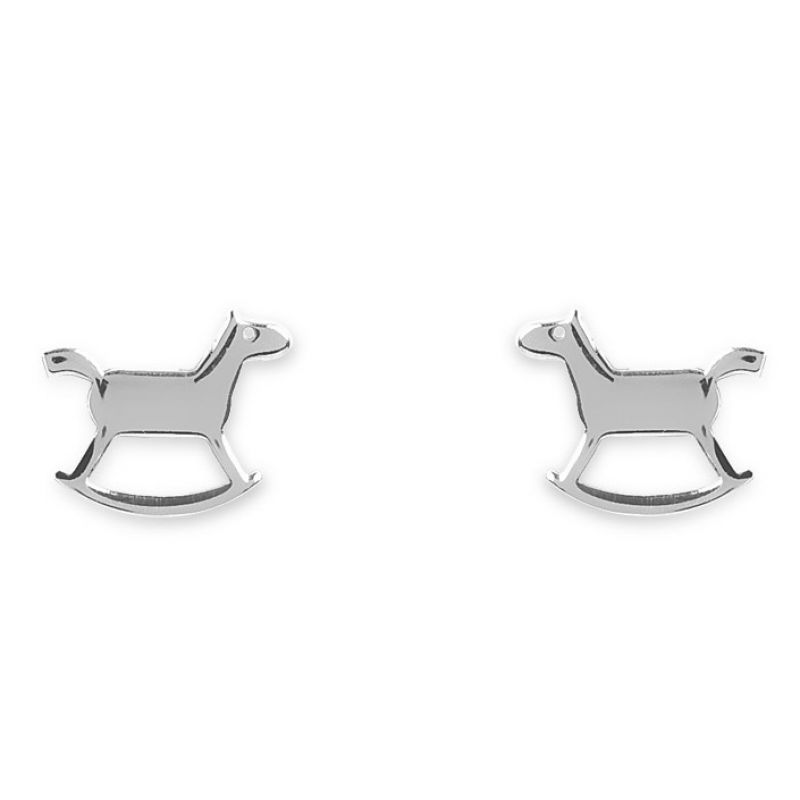 Boucles d'oreilles Mini Coquine cheval (argent 925°) Coquine