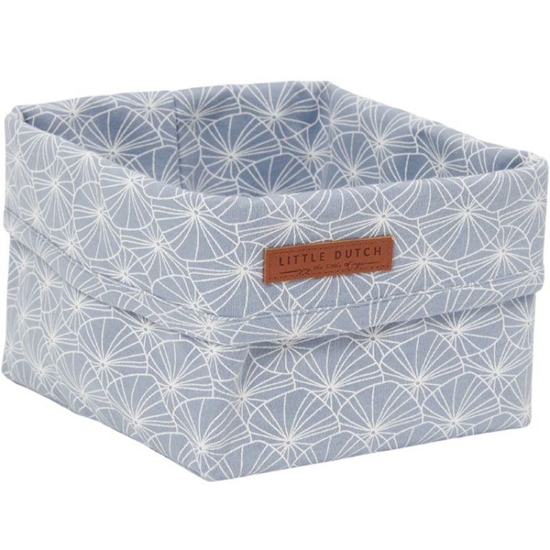 Panier de toilette Lily Leaves blue (15 x 15 cm) Little Dutch