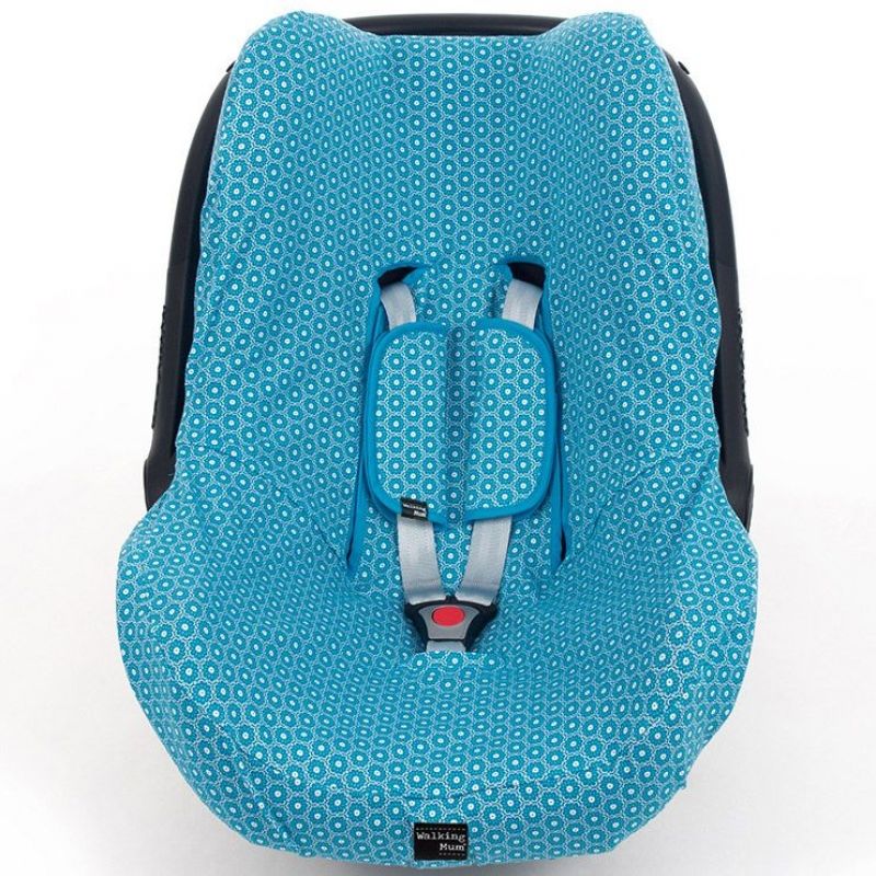 Housse pour siège-auto groupe 0 été Namaste turquoise Walking Mum