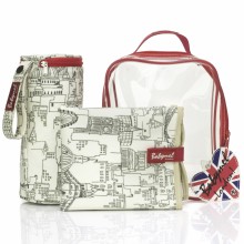 Kit accessoires sac à langer Gift set London Skyline  par Babymel