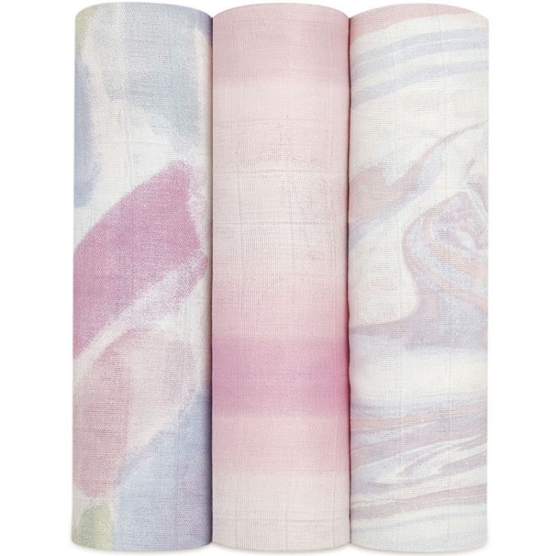 Lot de 3 maxi langes en bambou Silky Soft Florentine (120 x 120 cm) aden + anais