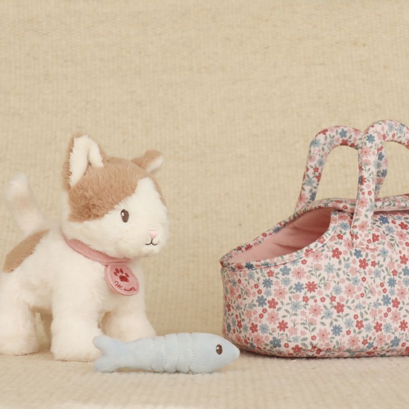 Peluche chat avec sac de transport Marley Little Dutch Ambiance 6