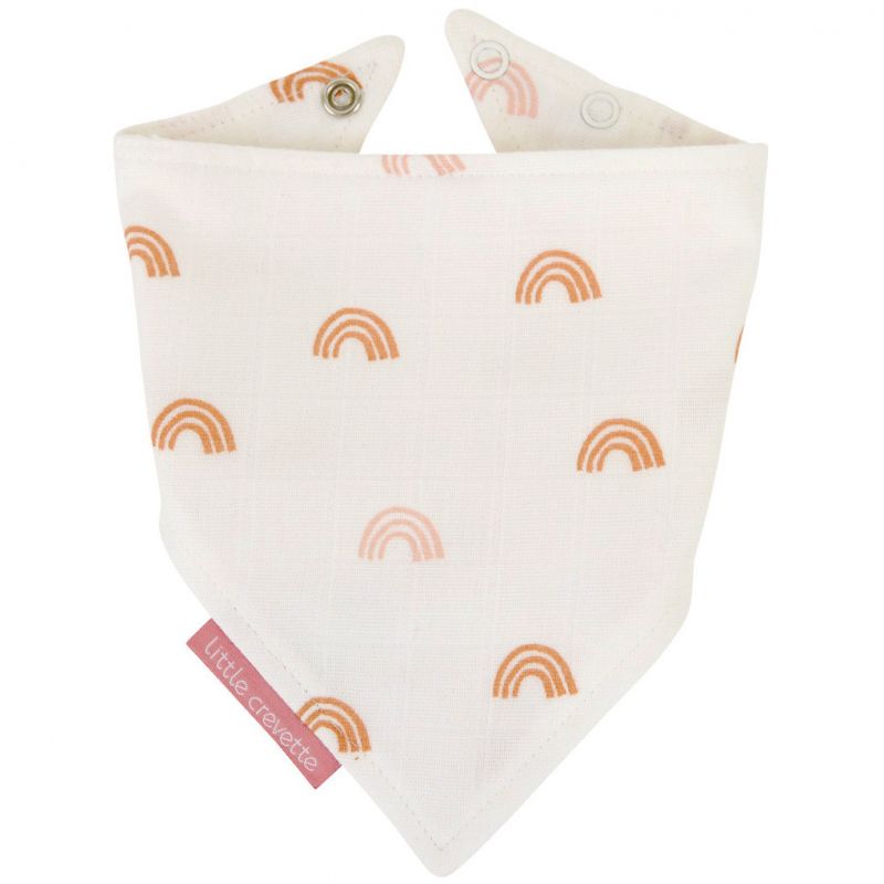 Bavoir bandana Rainbow Little Crevette