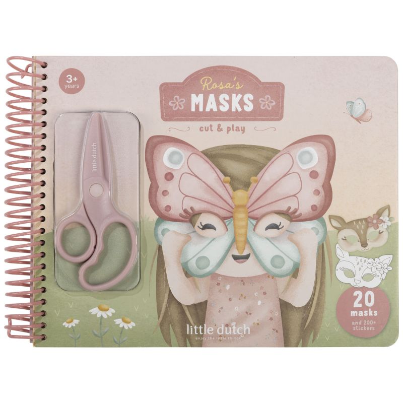 Livre avec ciseaux Rosa Little Dutch Packaging 1