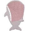 Nid d'ange Requin gris et rose  (98cm)  par Baby Bites