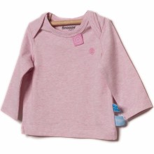 Tee-shirt rose (1 mois : 56 cm)  par Snoozebaby