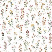 Papier peint fleurs Queyran (50 x 1000 cm)