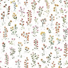 Papier peint fleurs Queyran (50 cm x 10 m) - Lilipinso
