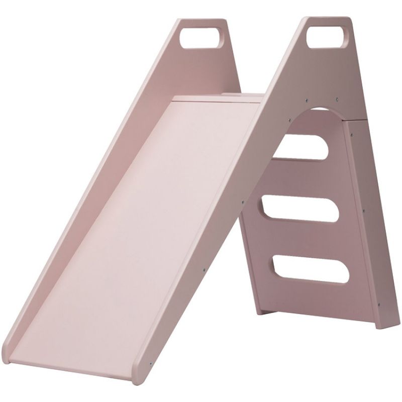 Toboggan pour piscine à balles rose clair Misioo