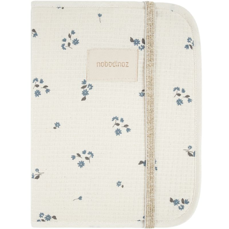 Carnet de santé Poema en nid d'abeille Lily Blue Nobodinoz Produit 1 grande taille