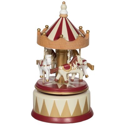 Carrousel musical en bois cirque
