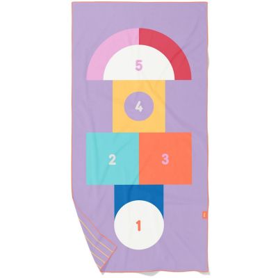 Serviette de plage 2 en 1 Marelle (140 x 70 cm) Quut