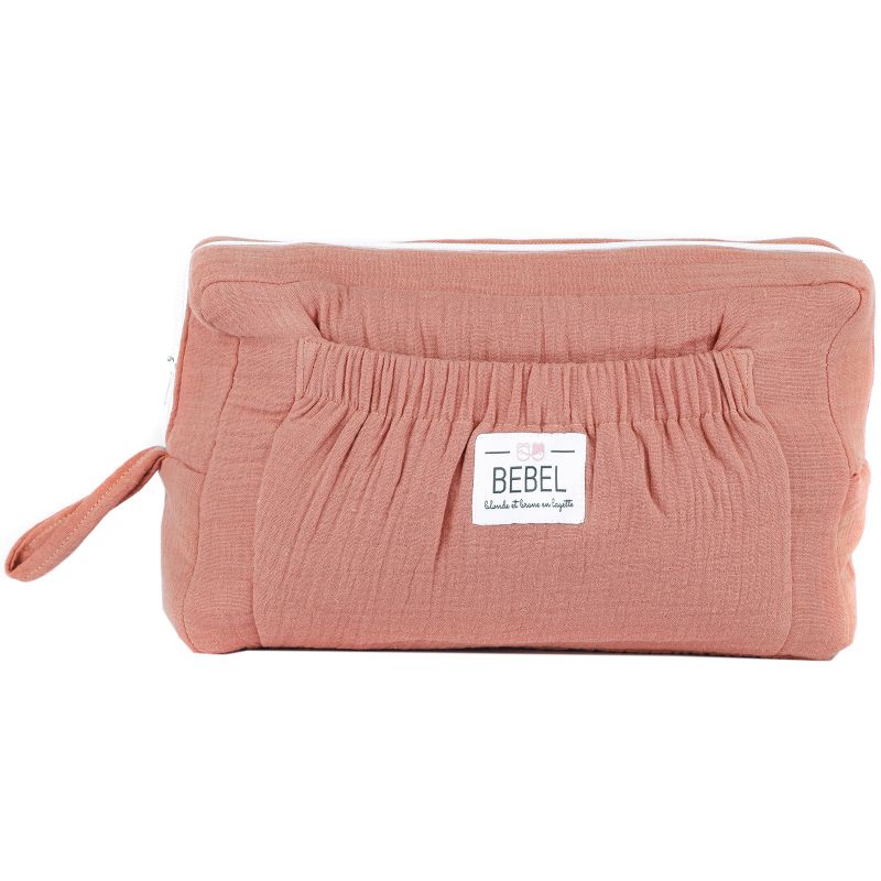 Trousse de toilette rose brique BEBEL