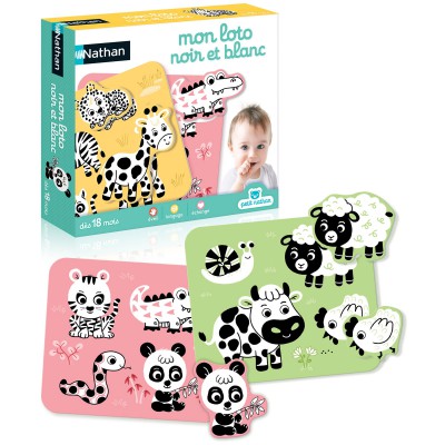 Jeu de loto Mon loto noir et blanc Nathan