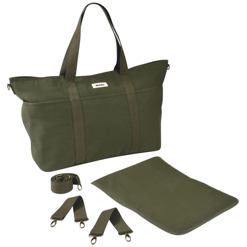 Sac à langer XXL Madrid Kaki Béaba Produit 3